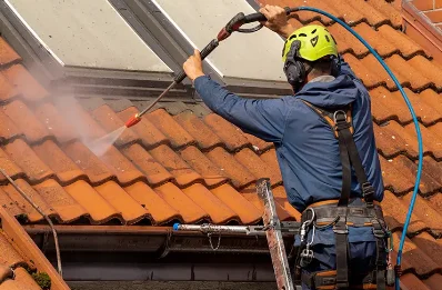 Démoussage et hydrofuge de toiture à Monceaux